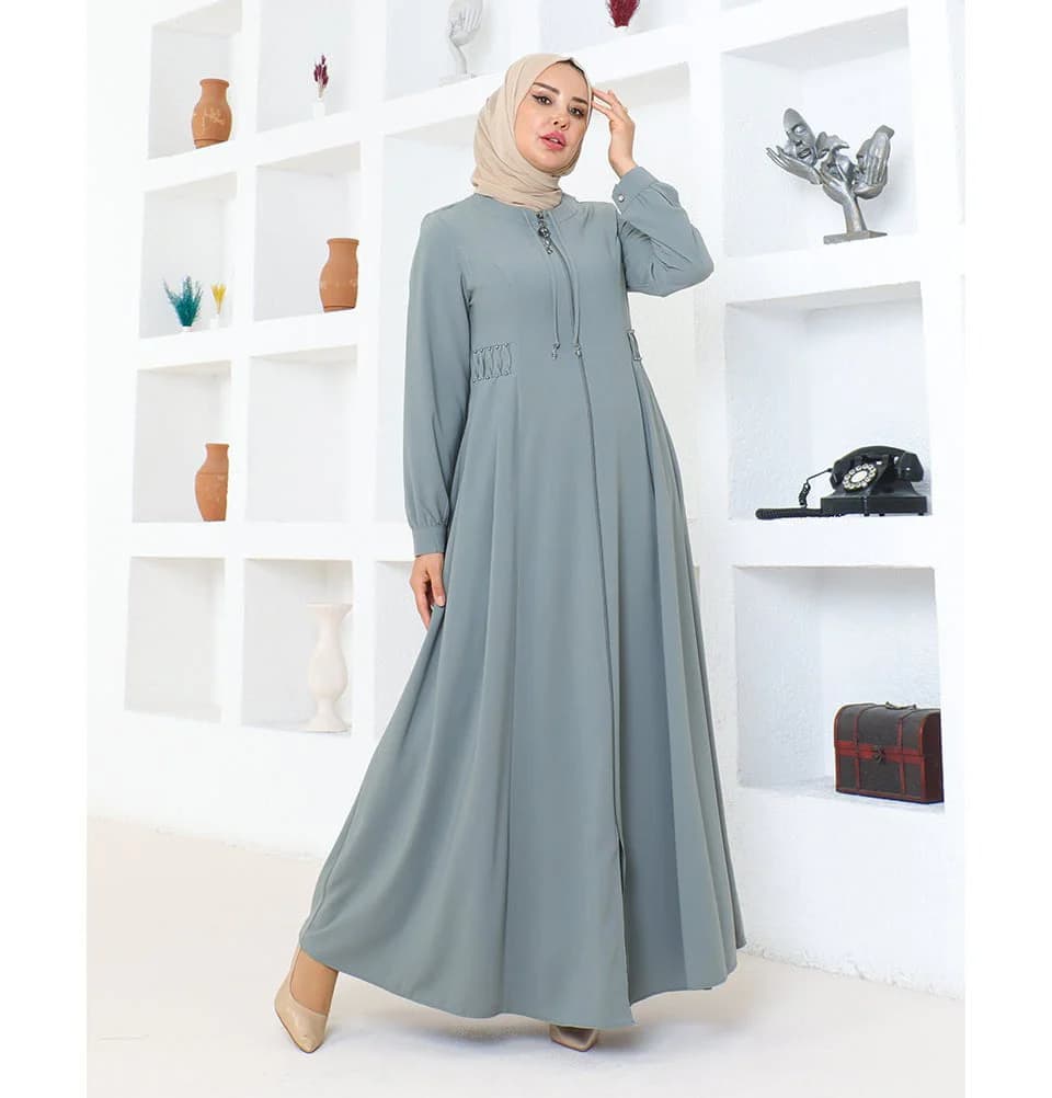 Ivory Abaya Coat